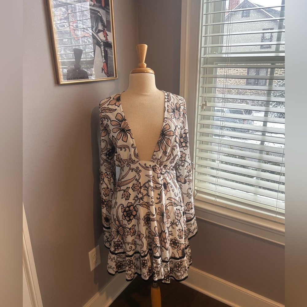 For Love and Lemons Patterned Mini Dress